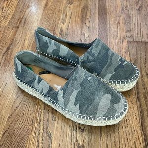 Splendid Laney Camouflage Platform Espadrilles, 8